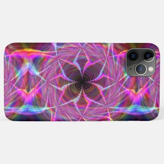 Crazy Rainbow Spiral Two Case-Mate iPhone Hülle (Rückseite (Horizontal))