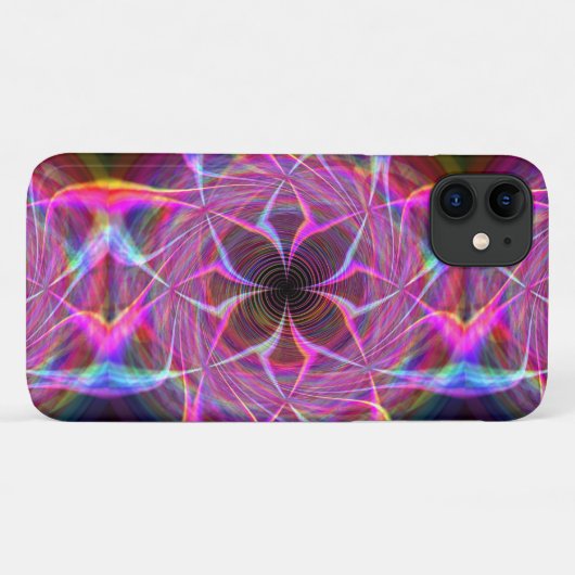Crazy Rainbow Spiral Two Case-Mate iPhone Hülle (Rückseite (Horizontal))