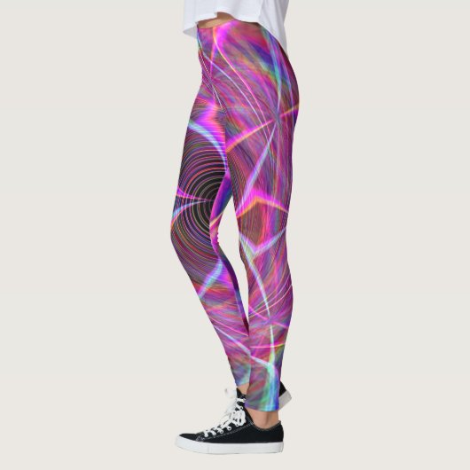 Crazy Rainbow Spiral Two Leggings (Links)
