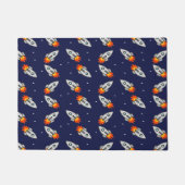 Crazy-Raketen Fußmatte (Vorderseite)