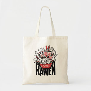 Crazy Ramen Noodle Zombie Design Tragetasche