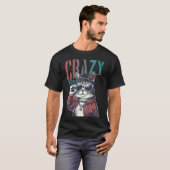 Crazy Rapper Cat T-Shirt (Vorne ganz)