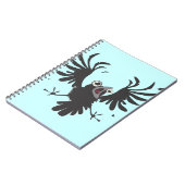 Crazy Raven~notebook Notizblock (Linke Seite)