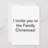 Crazy Red Candy Christmas Einladung (Vorderseite)