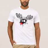 Crazy Red Nosed Reindeer T-Shirt (Vorderseite)