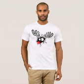 Crazy Red Nosed Reindeer T-Shirt (Vorne ganz)