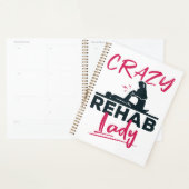 Crazy Rehab Lady Physical Therapist Planer (Anzeige)