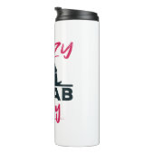 Crazy Rehab Lady Physical Therapy Therapist Thermosbecher (Nach rechts gedreht)