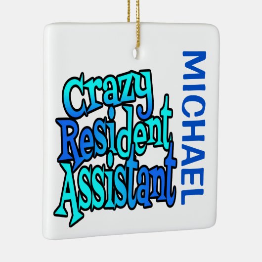 Crazy Resident Assistant CUSTOM Keramikornament (Rechts)