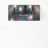 Crazy Retro Psychedelic Disco Geburtstag Banner (InSitu)