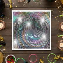 Crazy Retro Psychedelic Disco Geburtstag