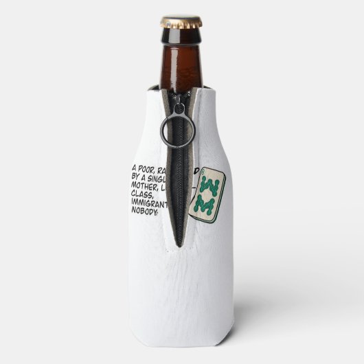 Crazy Rich Asians Mahjong Szene Zitat Classic Flaschenkühler (Flasche Rückseite)