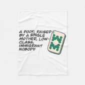 Crazy Rich Asians Mahjong Szene Zitat Classic Fleecedecke (Vorderseite)