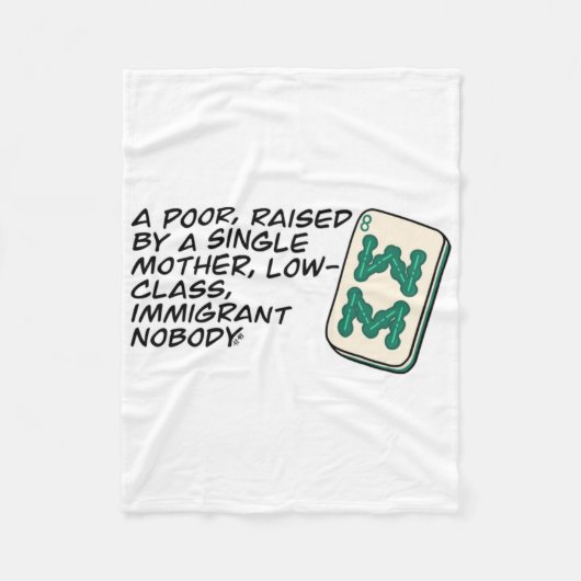 Crazy Rich Asians Mahjong Szene Zitat Classic Fleecedecke (Vorderseite)