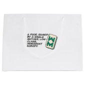 Crazy Rich Asians Mahjong Szene Zitat Classic Große Geschenktüte (Vorderseite)