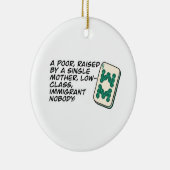 Crazy Rich Asians Mahjong Szene Zitat Classic Keramik Ornament (Rechts)