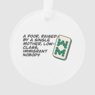 Crazy Rich Asians Mahjong Szene Zitat Classic Ornament