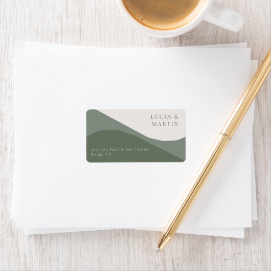 Crazy Right Now Wedding Address Adressaufkleber (Insitu)