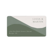 Crazy Right Now Wedding Address Adressaufkleber (Vorne)