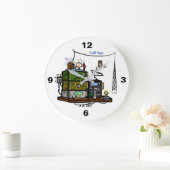 Crazy Rigs Wall Clock mit Call Sign Große Wanduhr (Zuhause)