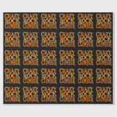 Crazy Rock Climber Geschenkpapier (Flach)