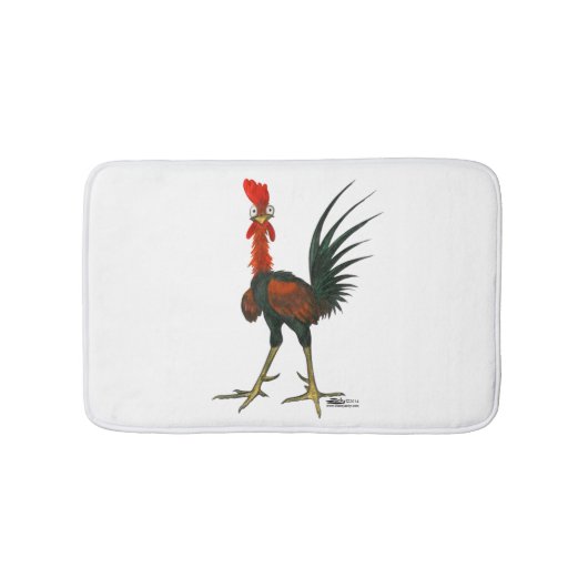 Crazy Rooster Badematte (Vorderseite)