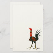 Crazy Rooster Briefpapier (Vorne/Hinten)