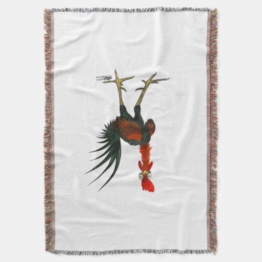 Crazy Rooster Decke (Vorderseite Vertikal)