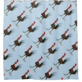Crazy Rooster Duschvorhang (Vorderseite)