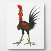 Crazy Rooster Fotoplatte (Vorderseite)
