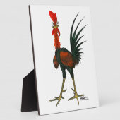 Crazy Rooster Fotoplatte (Seite)