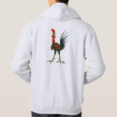 Crazy Rooster Hoodie (Rückseite)