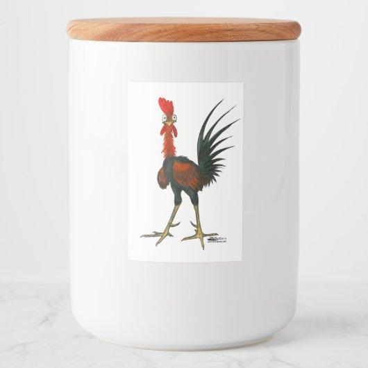 Crazy Rooster Lebensmitteletikett (Vorderseite)