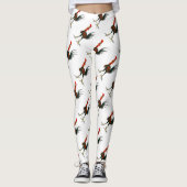 Crazy Rooster Leggings (Vorderseite)