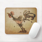 Crazy Rooster Mousepad (Mit Mouse)