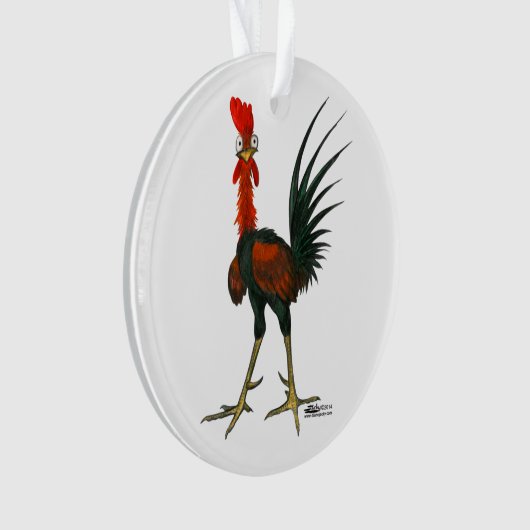 Crazy Rooster Ornament (Vorderseite)