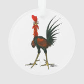 Crazy Rooster Ornament (Rückseite)
