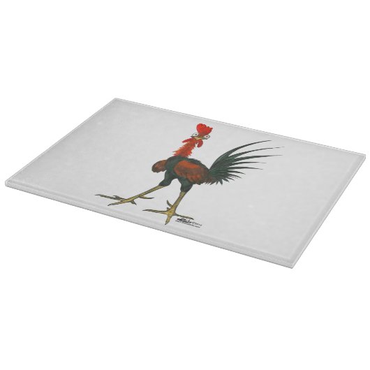 Crazy Rooster Schneidebrett (Ecke)