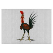 Crazy Rooster Schneidebrett (Vorderseite)