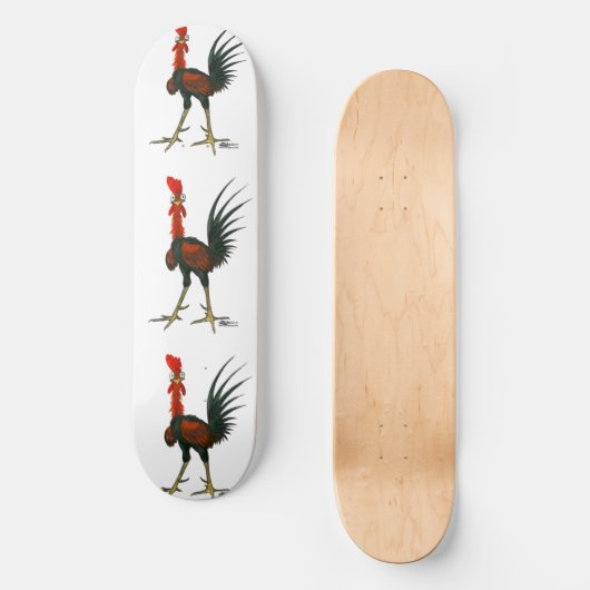 Crazy Rooster Skateboard (Vorderseite)