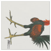 Crazy Rooster Stoff (Nahaufnahme)
