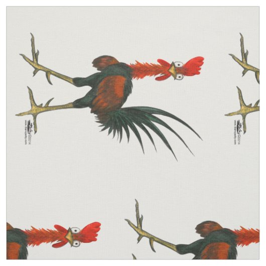 Crazy Rooster Stoff (Muster)