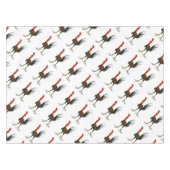 Crazy Rooster Tischdecke (Vorderseite (Horizontal))