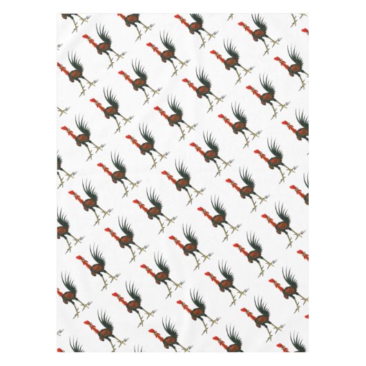 Crazy Rooster Tischdecke (Vorderseite)