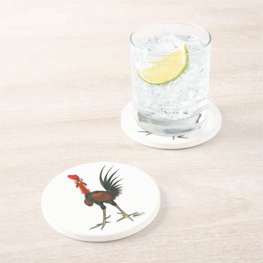 Crazy Rooster Untersetzer (Seite)