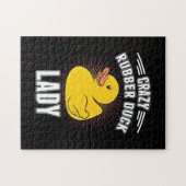 Crazy Rubber Duck Girl Puzzle (Horizontal)
