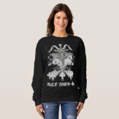 Crazy Satan regiert sie alle Sweatshirt (Vorne ganz)