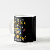 Crazy School Bus Driver Busfahrer Kaffeetasse (Vorderseite Links)
