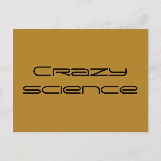 Crazy science ein Begriff aus Orphan Black Postkarte (Vorderseite)