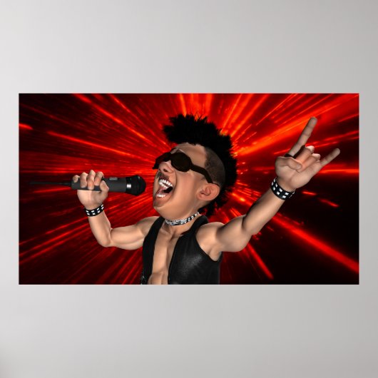 Crazy Screens und Laser Beams Poster (Vorne)